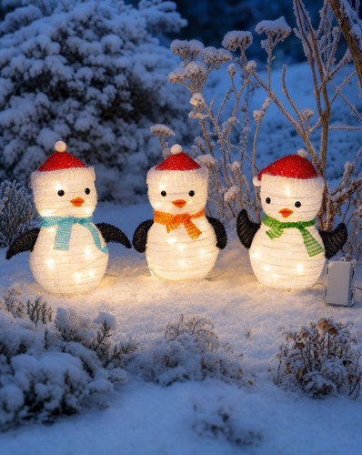 Led weihnachtsfiguren set 3 - led, set: