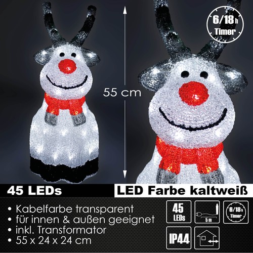 Acryl elch leds - elch,
