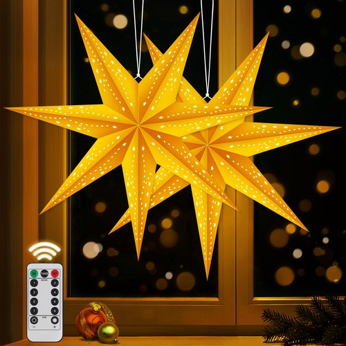 Papiersterne weihnachtsdeko - papiersterne,