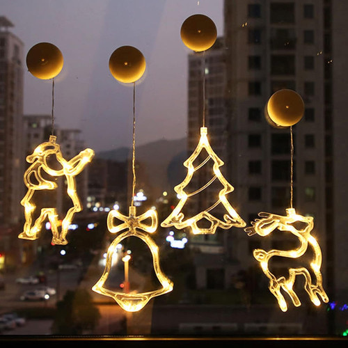 Weihnachtsdeko fenster - 4x,