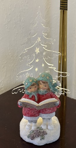 Winterkinder beleuchtet