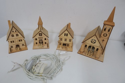 Weihnachtsdorf aus holz 4 - weihnachtsdorf,