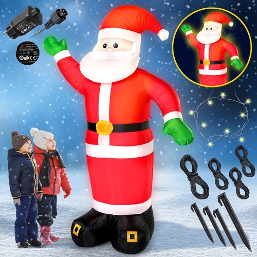 Weihnachtsmann aufblasbar xxl - weihnachtsmann,