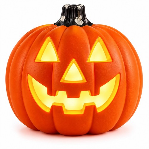 Led halloween kürbis xxl 30cm - xxl,