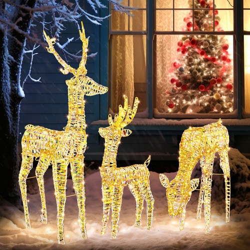 Tlg led rentier familie - 3, tlg.