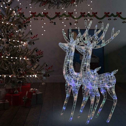 Led beleuchtet rentiere - led,
