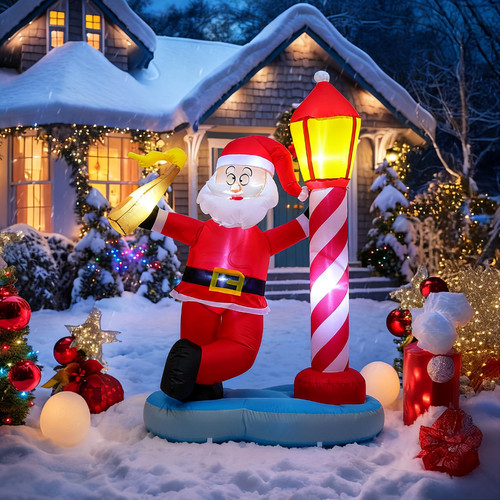 Aufblasbarer weihnachtsmann - aufblasbarer,