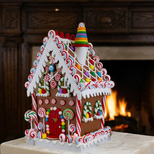 Led lebkuchenhaus 35cm - xl,