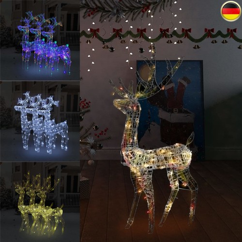 Led beleuchtet rentiere - 1/2/3x,