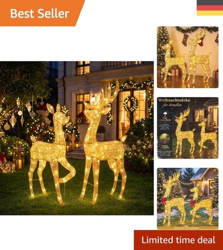 Weihnachtsdeko rentier led - rentier,