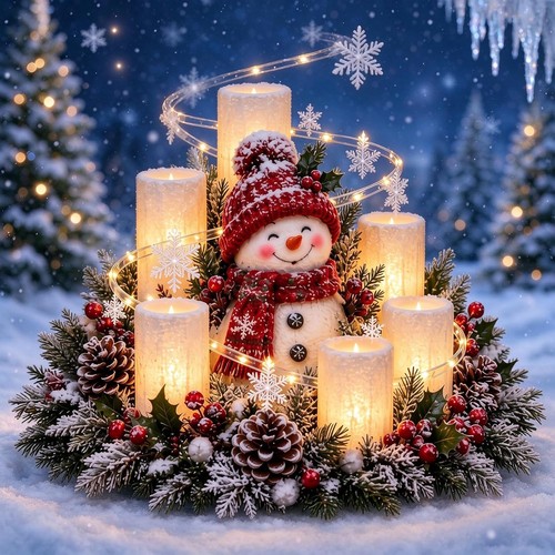 Schneemann weihnachtsdeko - schneemann,