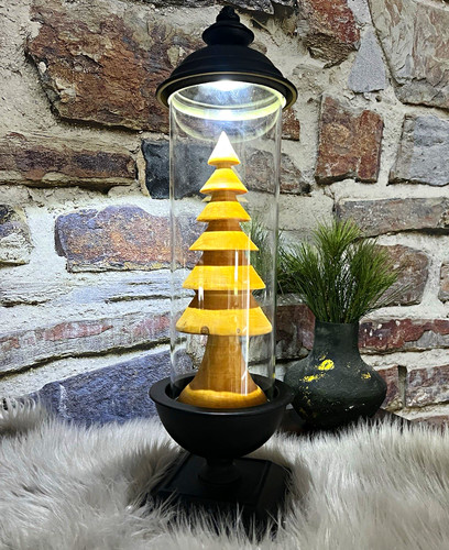 Led laterne 55cm beleuchtet - 55cm,